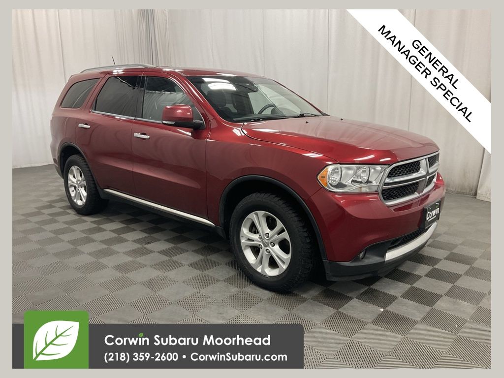 Deep Cherry Red Crystal Pearlcoat 2013 Dodge Durango Crew AWD SUV / Crossover All-Wheel Drive 5-Speed Automatic