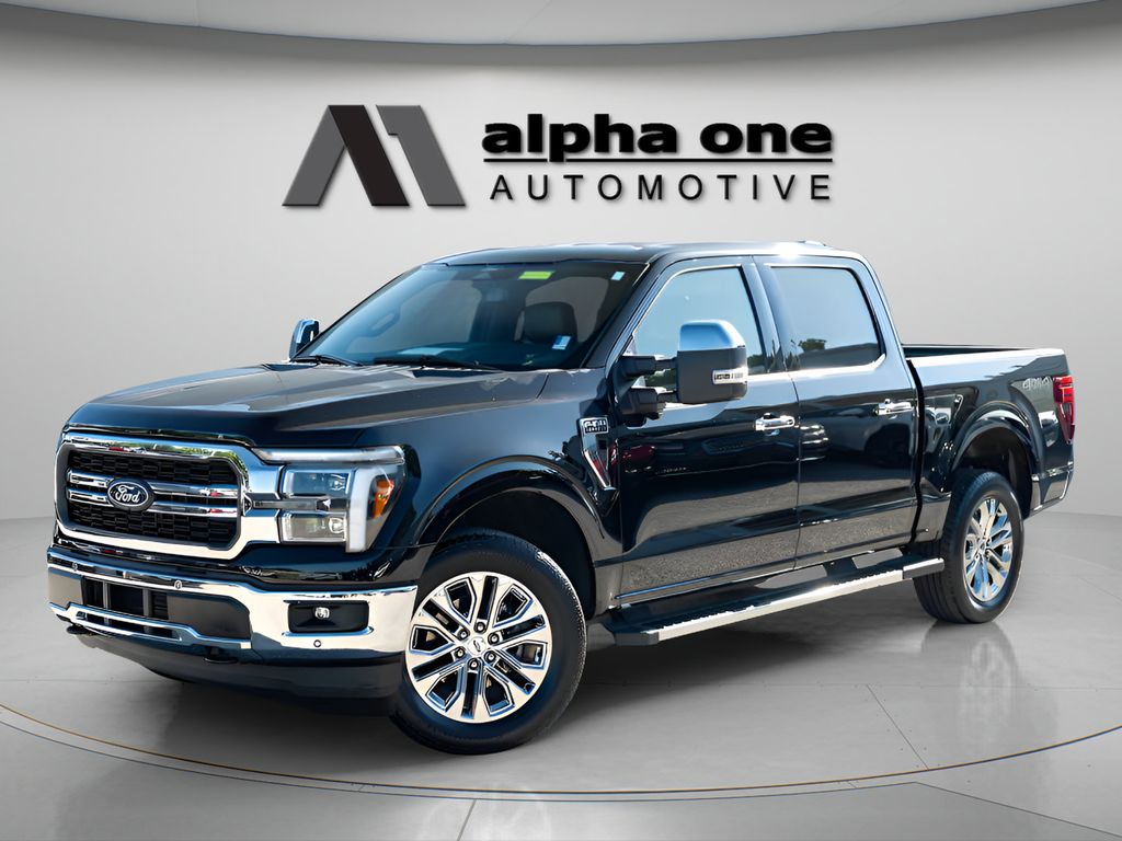 Agate Black Metallic 2025 Ford F-150 Pickup Truck Four-Wheel Drive Automatic