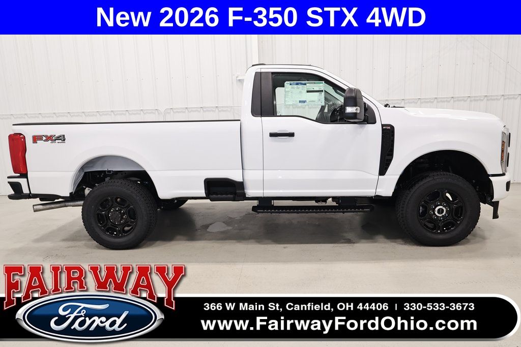 Oxford White 2026 Ford F-350 Super Duty XL Regular Cab LB 4WD Pickup Truck Four-Wheel Drive Automatic