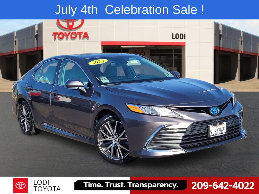 Predawn Gray Mica 2024 Toyota Camry Hybrid Sedan Front-Wheel Drive Continuously Variable Transmission