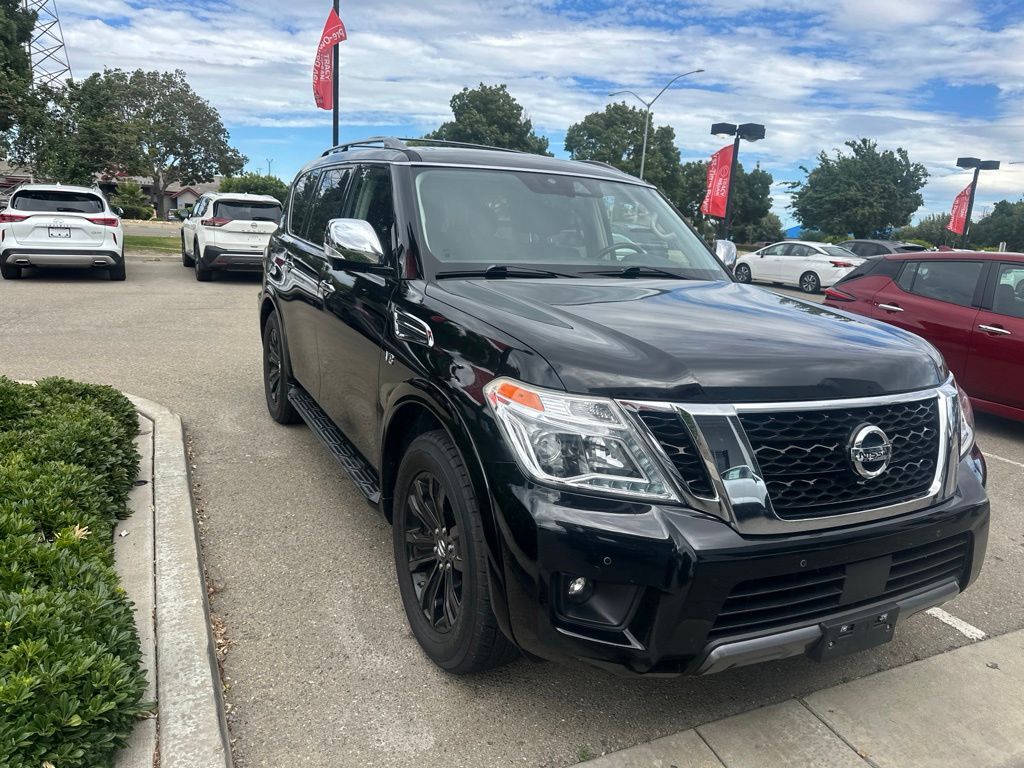Super Black 2019 Nissan Armada Platinum 4WD SUV / Crossover Four-Wheel Drive 7-Speed Automatic