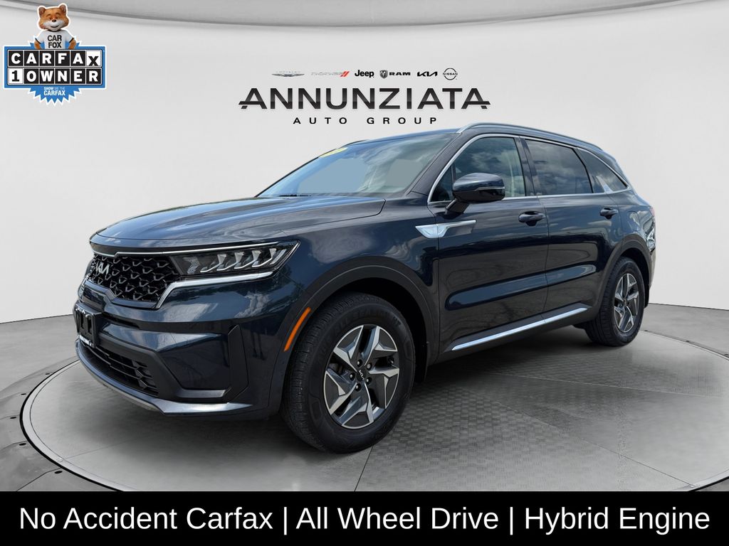 Gravity Blue 2022 Kia Sorento Hybrid SUV / Crossover All-Wheel Drive 6-Speed Automatic