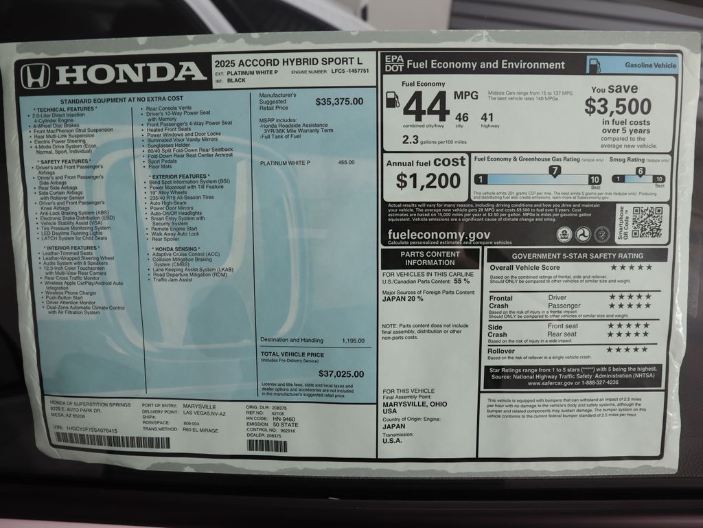 Thumbnail: 2025 Honda Accord - 9