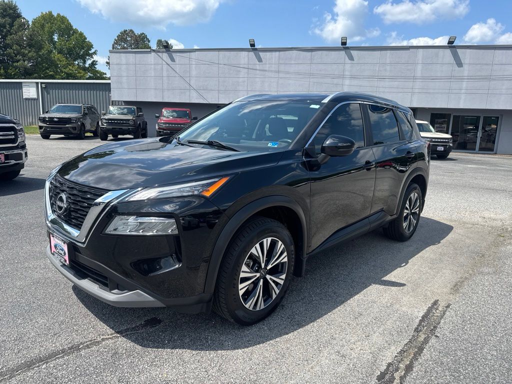 Super Black 2023 Nissan Rogue SUV / Crossover All-Wheel Drive Continuously Variable Transmission