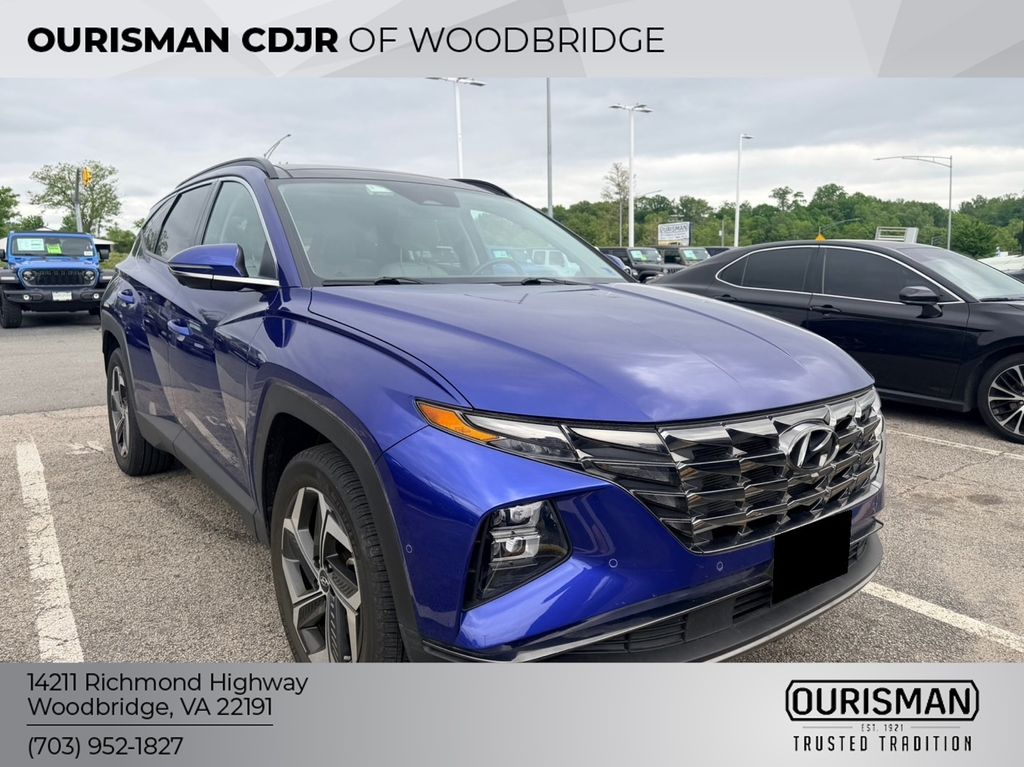 Intense Blue 2023 Hyundai Tucson Limited AWD SUV / Crossover All-Wheel Drive 8-Speed Automatic