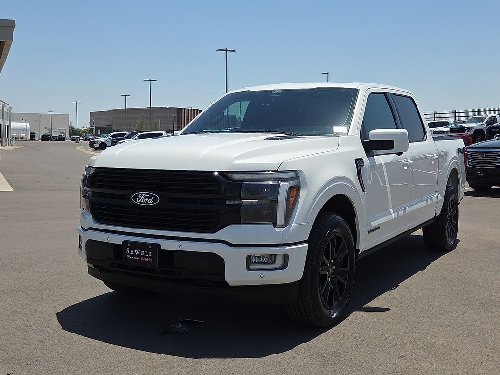 White Metallic 2025 Ford F-150 Pickup Truck Four-Wheel Drive Automatic