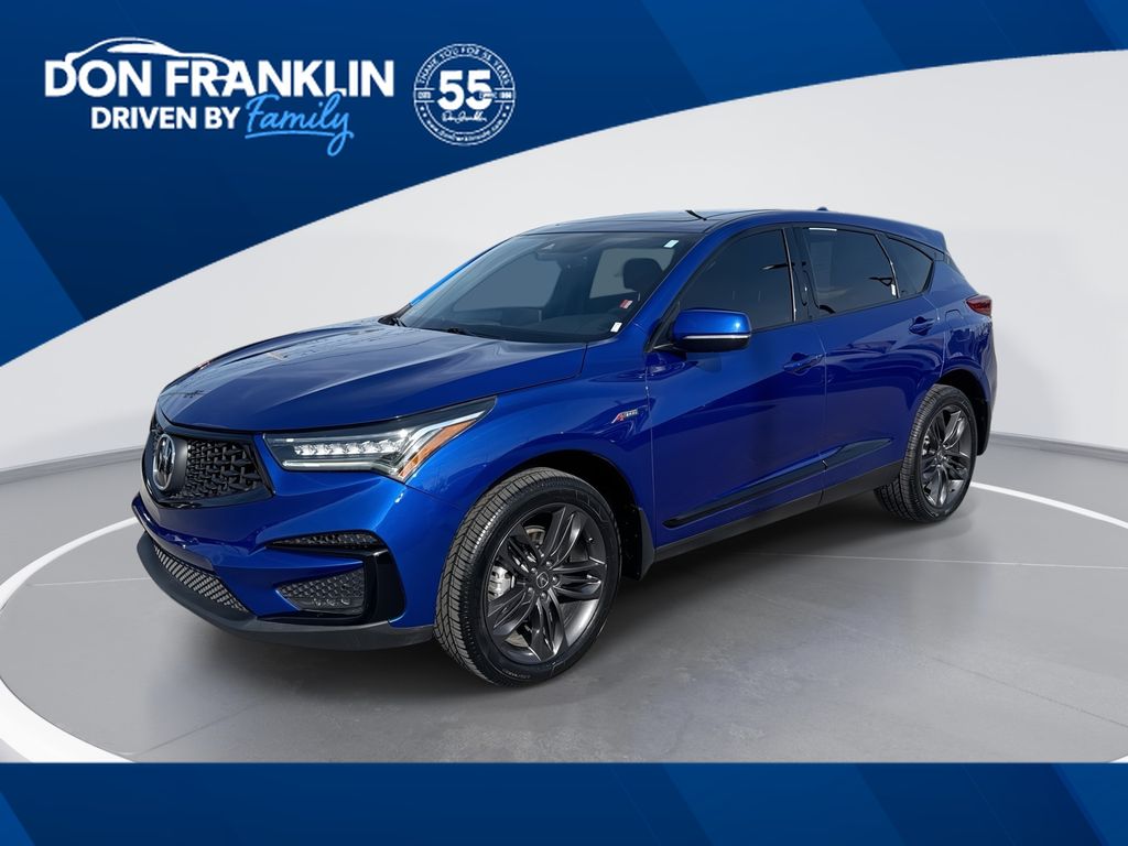 Blue 2019 Acura RDX SH-AWD with A-Spec Package SUV / Crossover All-Wheel Drive Automatic
