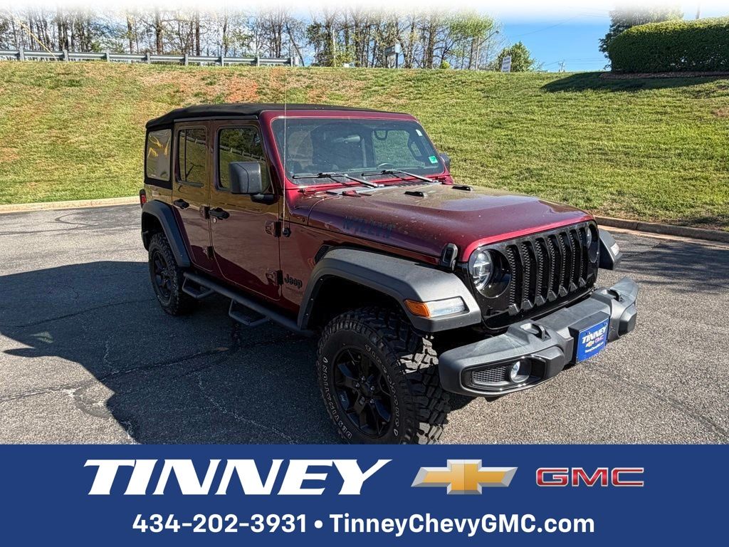 Snazzberry Pearlcoat 2021 Jeep Wrangler Unlimited Willys 4WD SUV / Crossover Four-Wheel Drive 8-Speed Automatic