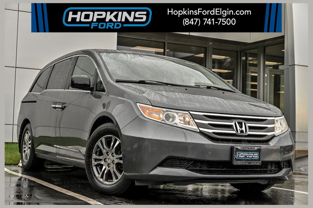 Polished Metal Metallic 2013 Honda Odyssey EX-L FWD Minivan Front-Wheel Drive 5-Speed Automatic