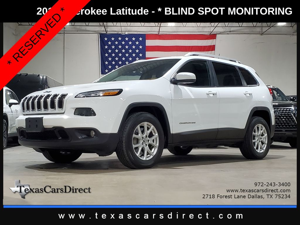 Bright White Clearcoat 2016 Jeep Cherokee SUV / Crossover Four-Wheel Drive 9-Speed Automatic