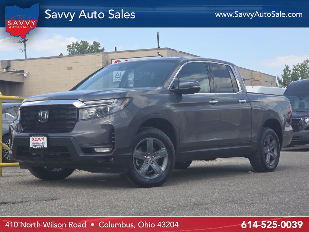 Gray 2023 Honda Ridgeline Pickup Truck All-Wheel Drive 9-Speed Automatic