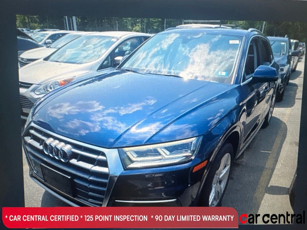 Blue Metallic 2019 Audi Q5 SUV / Crossover All-Wheel Drive 7-Speed Automatic