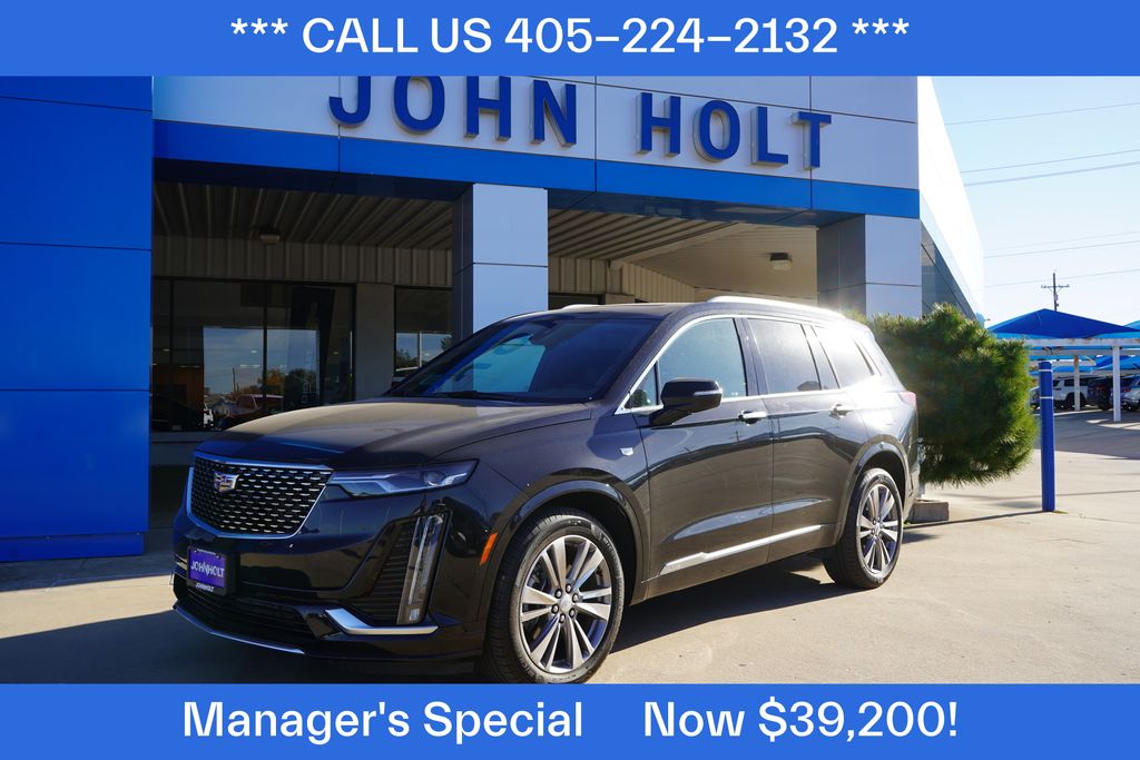 Stellar Black Metallic 2024 Cadillac XT6 Premium Luxury AWD SUV / Crossover Four-Wheel Drive 9-Speed Automatic