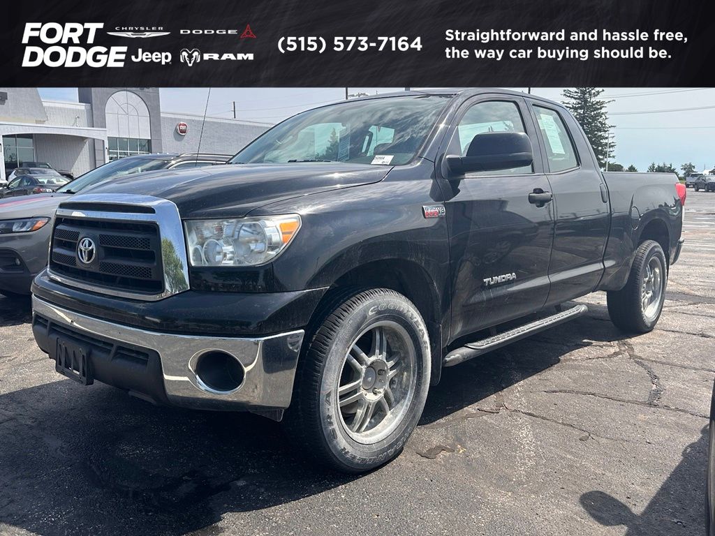Black 2011 Toyota Tundra Pickup Truck Four-Wheel Drive 6-Speed Automatic