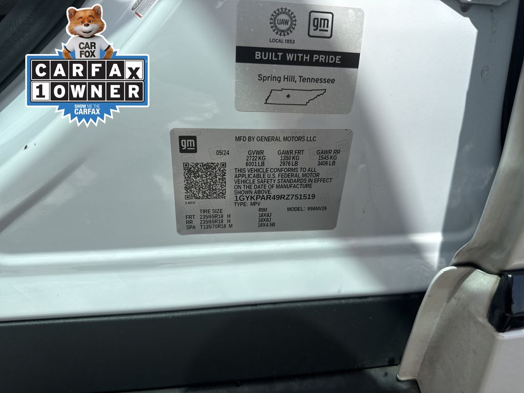 2024 Cadillac XT6 Luxury White at River Oaks CDJR