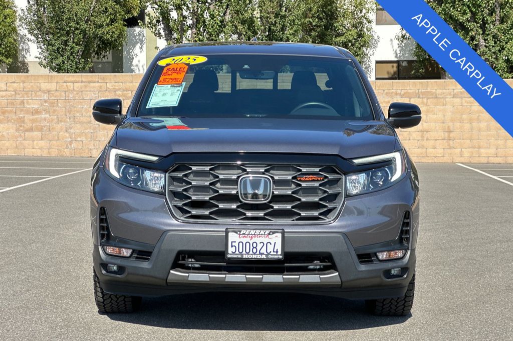Gray 2025 Honda Ridgeline Pickup Truck All-Wheel Drive 9-Speed Automatic