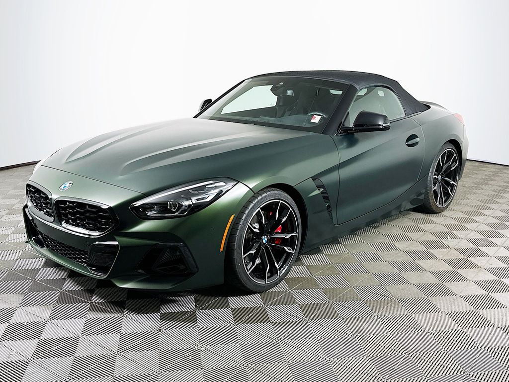 Frozen Deep Green Metallic 2025 BMW Z4 Convertible Rear-Wheel Drive Manual