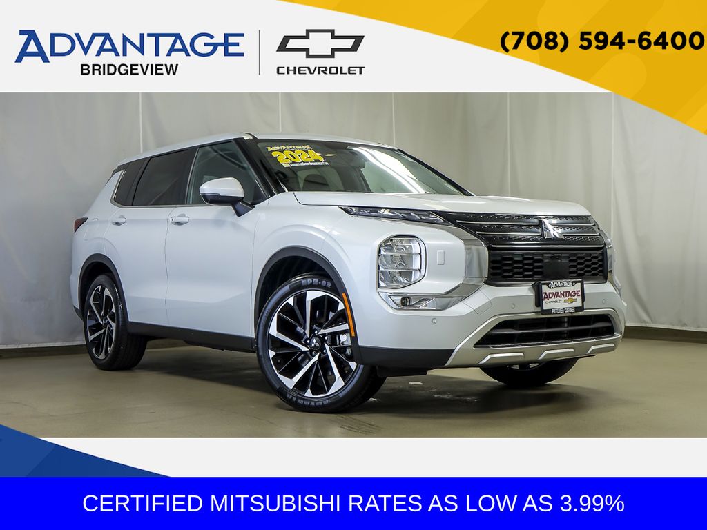 White Diamond 2024 Mitsubishi Outlander SUV / Crossover All-Wheel Drive Continuously Variable Transmission
