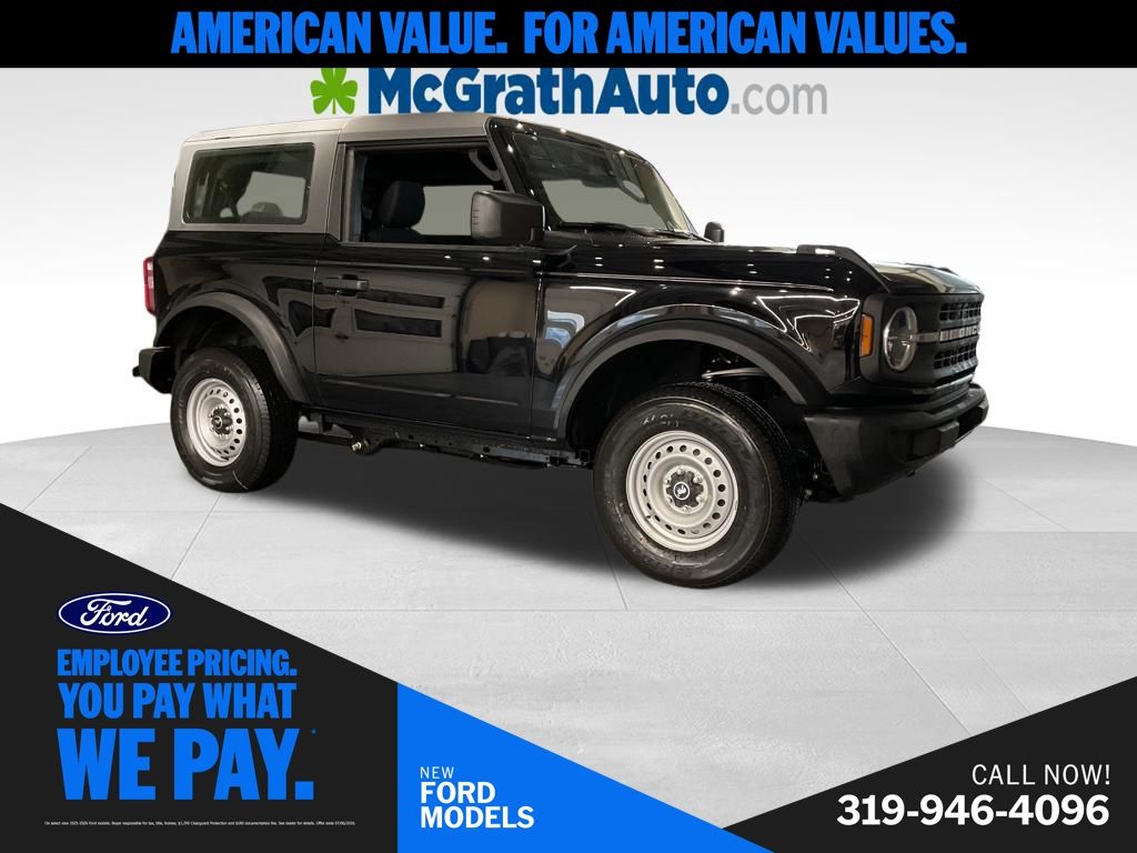 Shadow Black 2026 Ford Bronco 2-Door 4WD SUV / Crossover Four-Wheel Drive Automatic