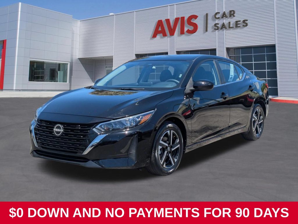 Super Black 2025 Nissan Sentra Sedan Front-Wheel Drive Continuously Variable Transmission