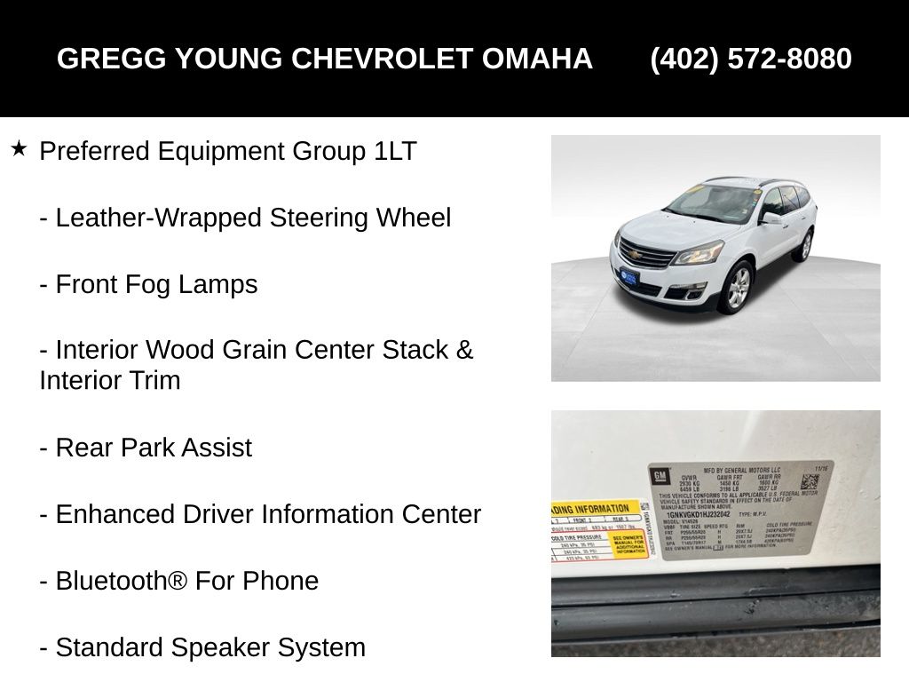 Used 2017 Chevrolet Traverse SUV