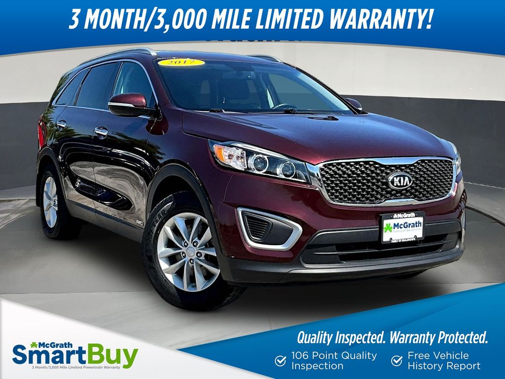 Red (Sangria) 2017 Kia Sorento SUV / Crossover All-Wheel Drive 6-Speed Automatic