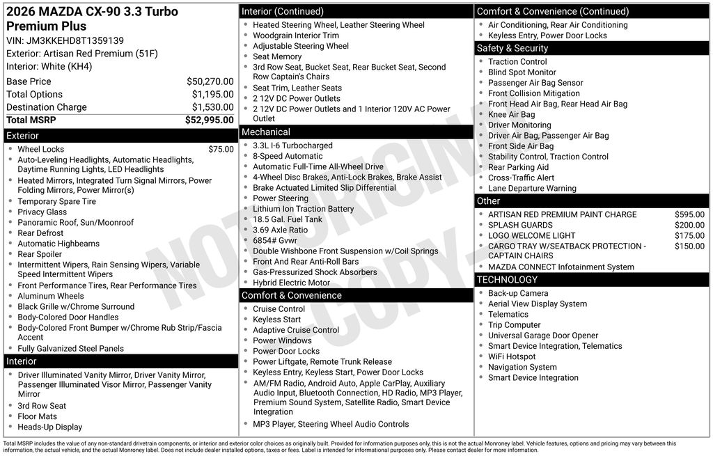 2026 Mazda CX-90 Premium Plus Package - Photo 6