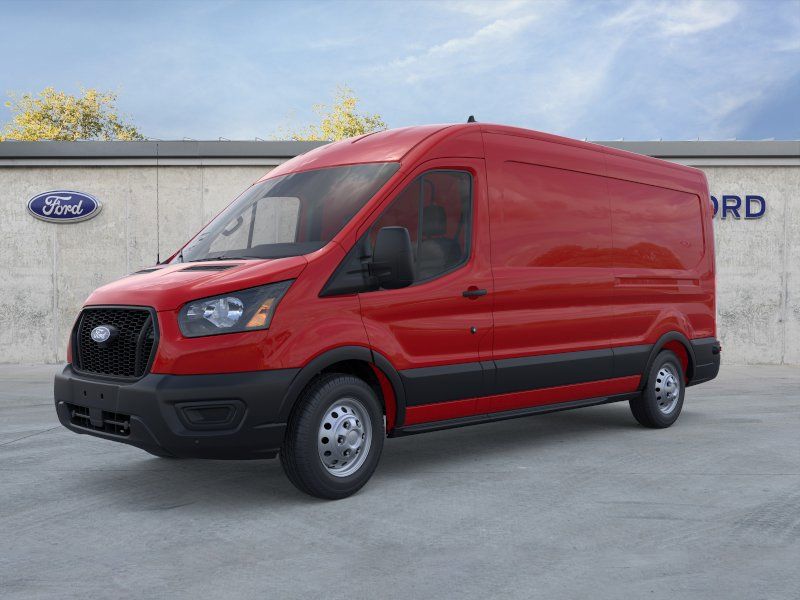 Race Red 2026 Ford Transit Cargo 250 Medium Roof LB AWD Van All-Wheel Drive