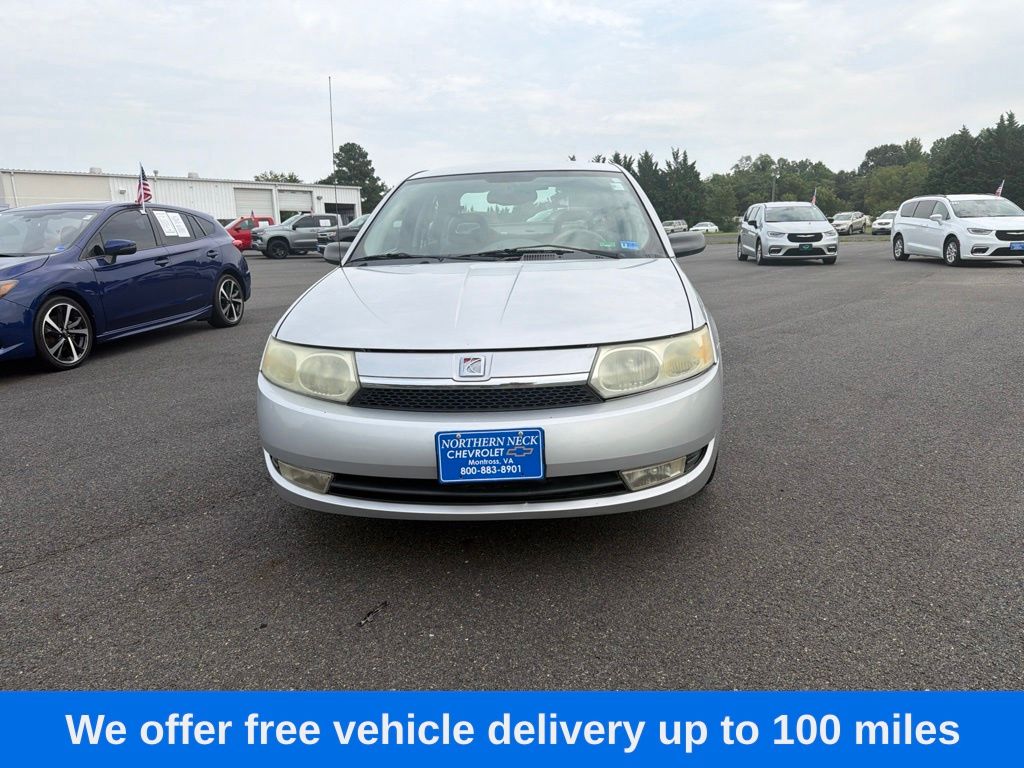 Silver 2003 Saturn ION Sedan Front-Wheel Drive 5-Speed Manual