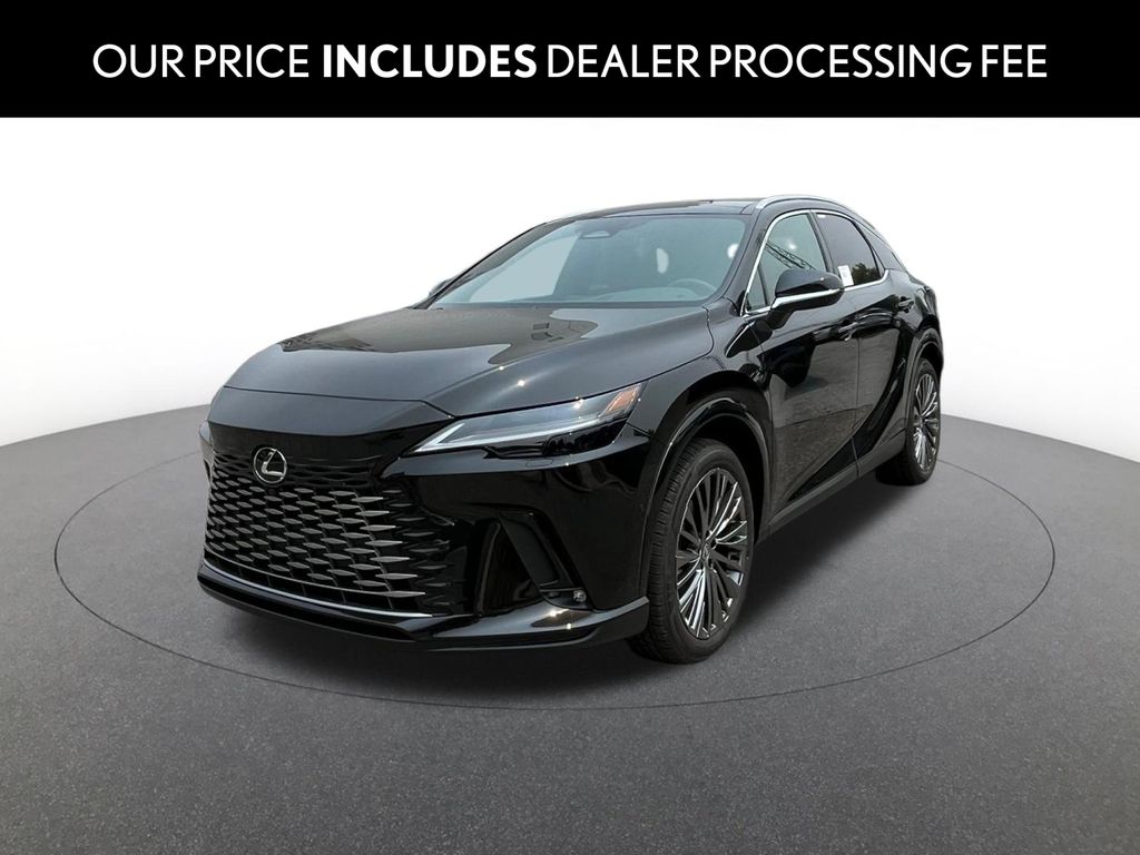 Black (Caviar) 2026 Lexus RX Hybrid SUV / Crossover All-Wheel Drive Continuously Variable Transmission