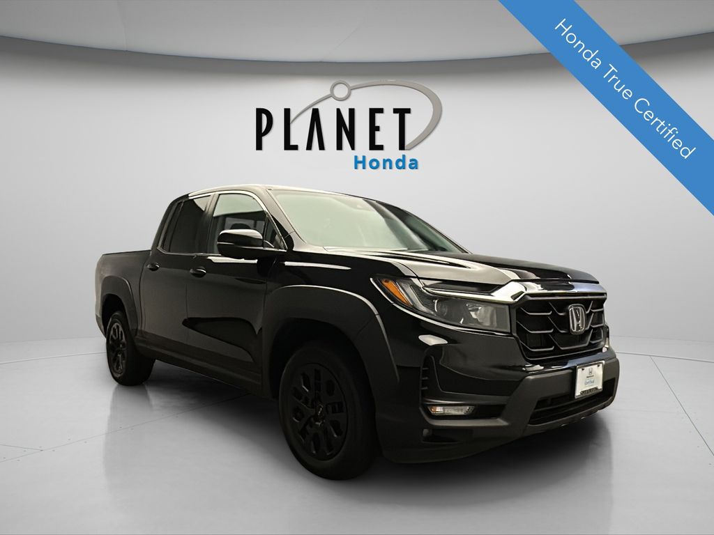 Crystal Black Pearl 2023 Honda Ridgeline RTL AWD Pickup Truck All-Wheel Drive 9-Speed Automatic