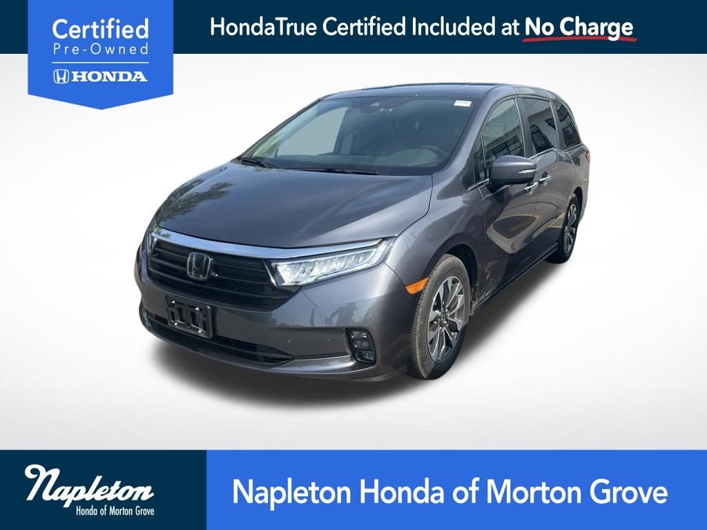 Gray (Modern Steel Metallic) 2022 Honda Odyssey Minivan Front-Wheel Drive Automatic