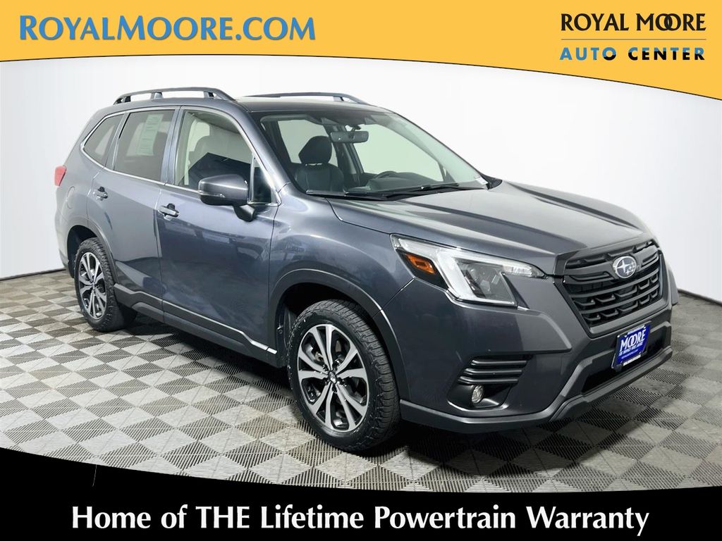 Gray Metallic 2024 Subaru Forester SUV / Crossover All-Wheel Drive Continuously Variable Transmission