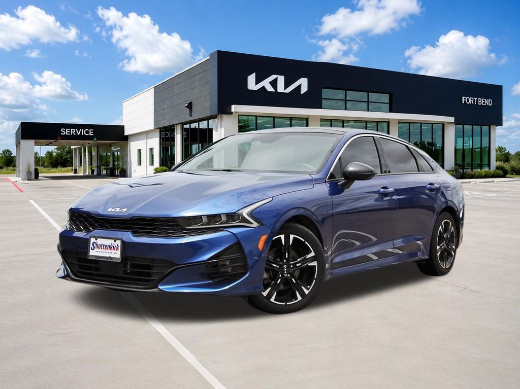 2024 Kia K5 GT-Line Blue at Shottenkirk Kia Fort Bend