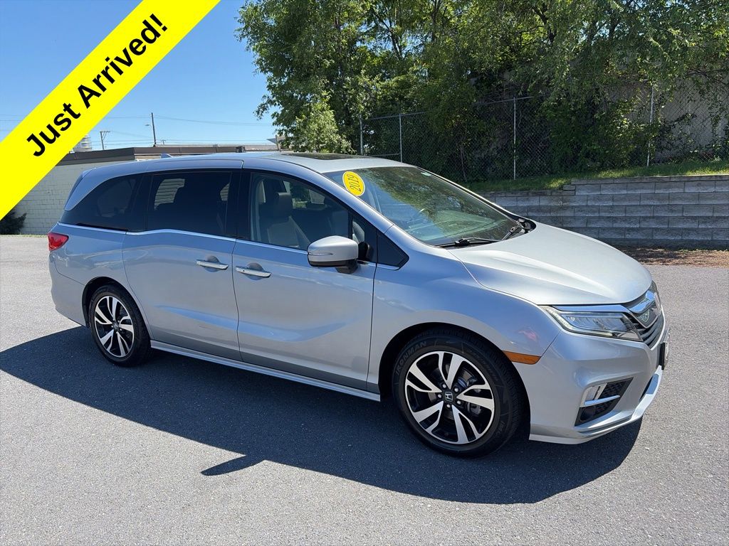 Lunar Silver Metallic 2019 Honda Odyssey Elite FWD Minivan Front-Wheel Drive Automatic