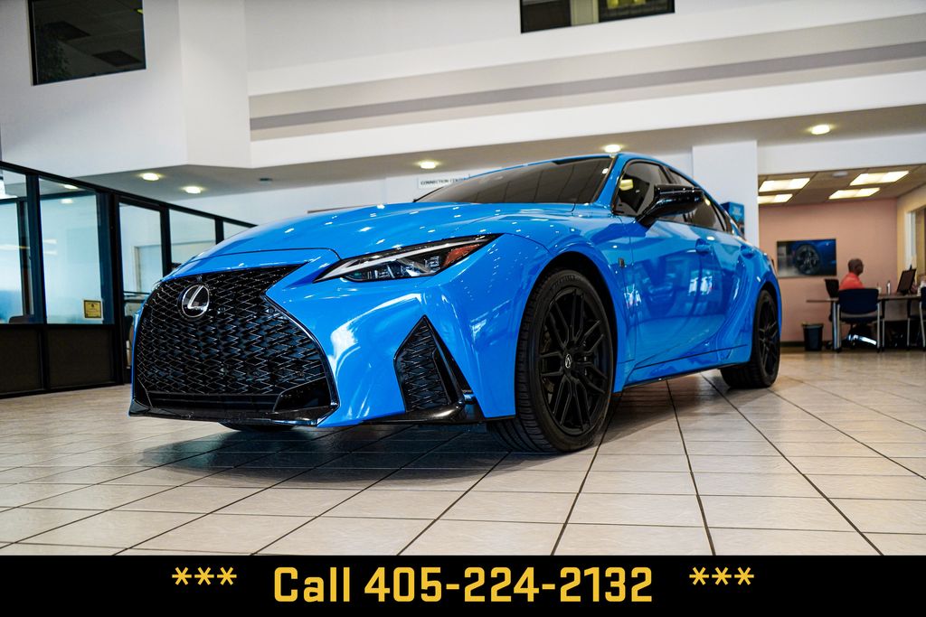 Blue Flame 2024 Lexus IS Sedan Rear-Wheel Drive 8-Speed Automatic