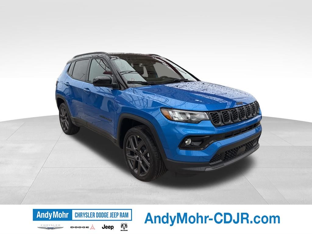 Hydro Blue Pearlcoat 2026 Jeep Compass Limited 4WD SUV / Crossover Four-Wheel Drive 8-Speed Automatic