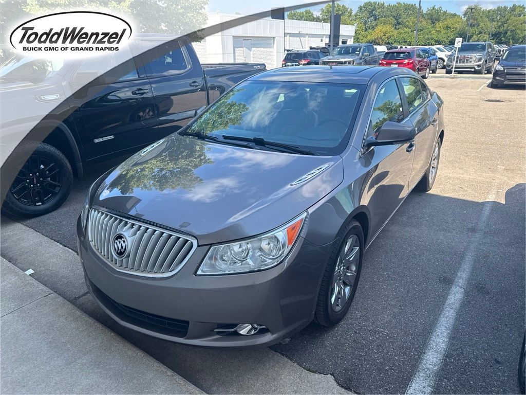Gray (Mocha Steel Metallic) 2010 Buick LaCrosse Sedan All-Wheel Drive 6-Speed Automatic Overdrive