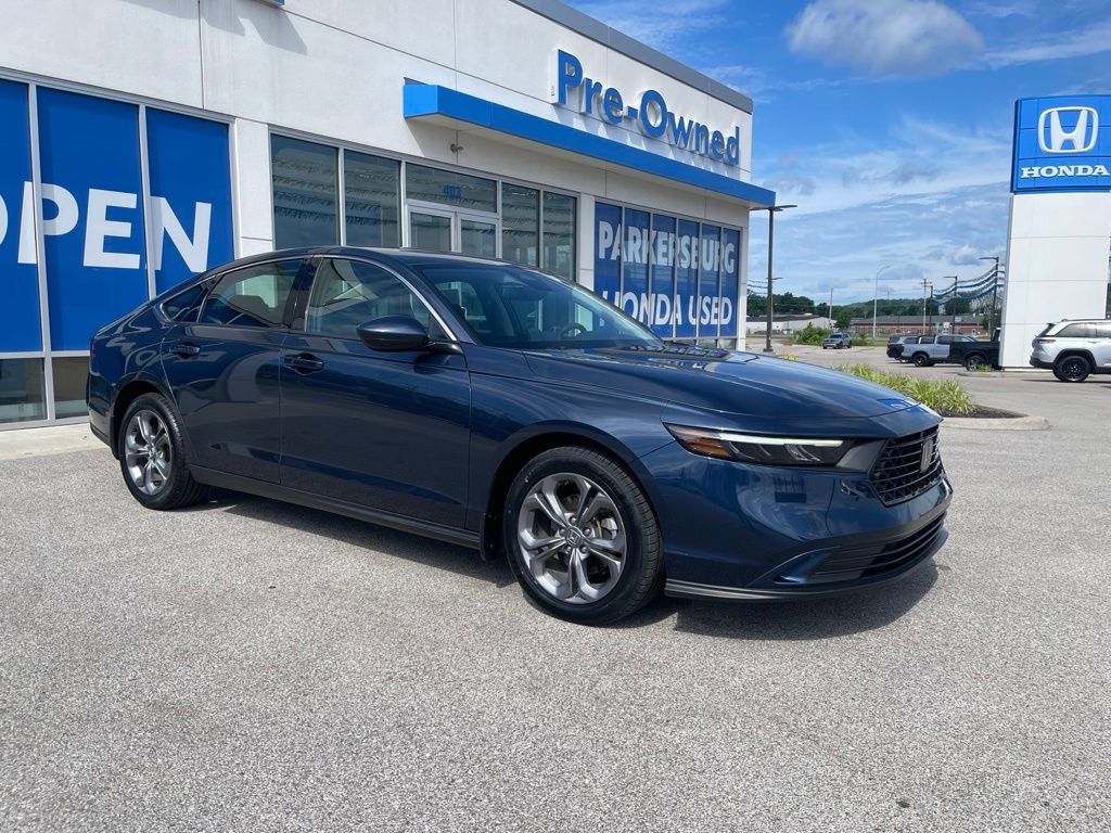 Canyon River Blue Metallic 2024 Honda Accord EX FWD Sedan Front-Wheel Drive Continuously Variable Transmission