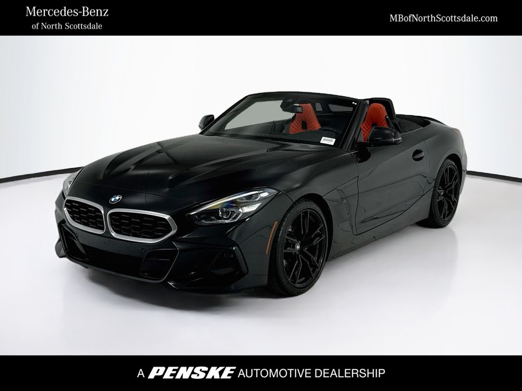 Black Sapphire Metallic 2024 BMW Z4 Convertible Rear-Wheel Drive 8-Speed Automatic