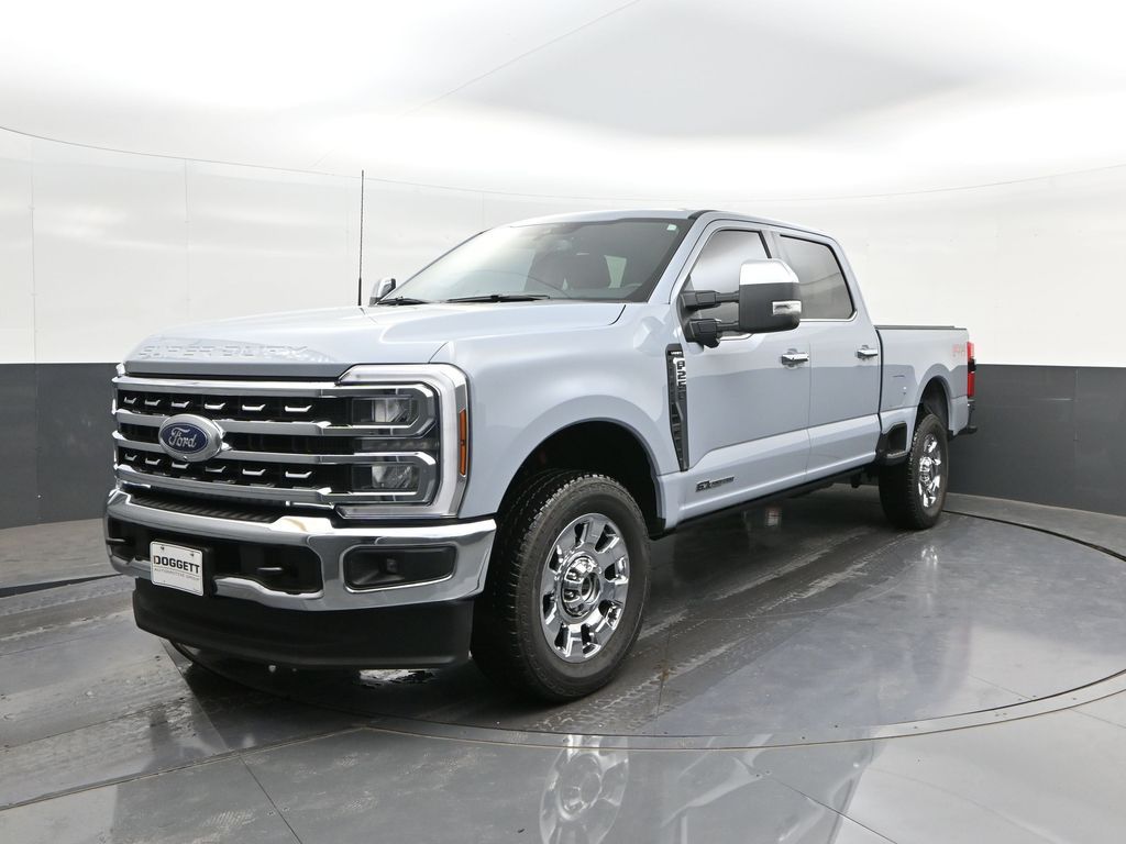Gray Metallic 2025 Ford F-250 Super Duty Pickup Truck Four-Wheel Drive Automatic