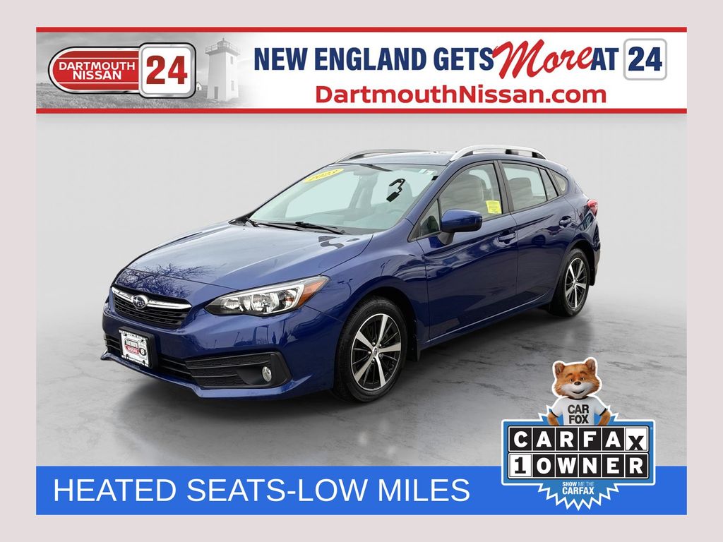 Sapphire Blue Pearl 2023 Subaru Impreza Premium Wagon AWD Wagon All-Wheel Drive Continuously Variable Transmission