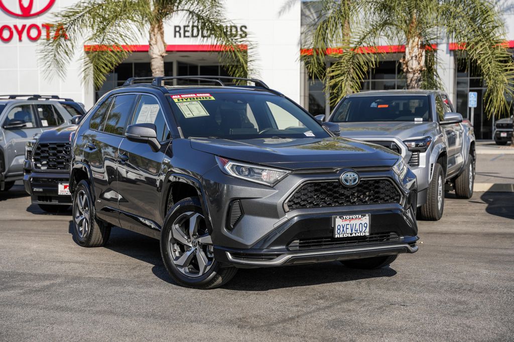Magnetic Gray Metallic 2021 Toyota RAV4 Prime SUV / Crossover All-Wheel Drive Continuously Variable Transmission