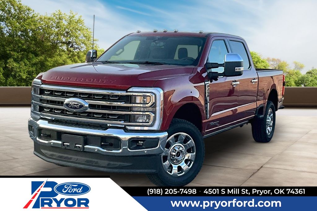 Ruby Red Metallic Tinted Clearcoat 2026 Ford F-250 Super Duty King Ranch Crew Cab 4WD Pickup Truck Four-Wheel Drive Automatic