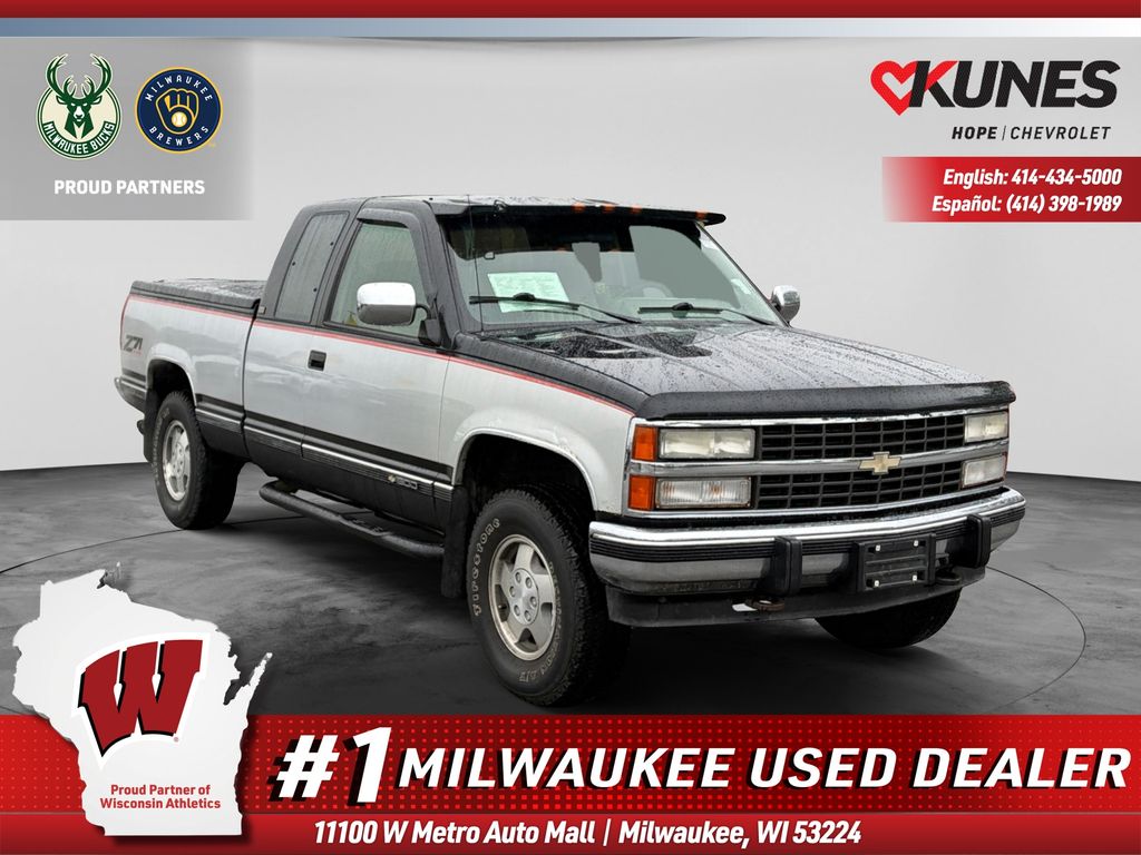 Gray 1993 Chevrolet C/K 1500 Pickup Truck 5-Speed Manual Overdrive