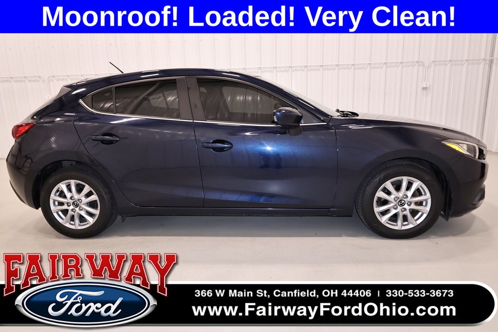 Deep Crystal Blue Mica 2016 Mazda MAZDA3 Hatchback Front-Wheel Drive 6-Speed Automatic