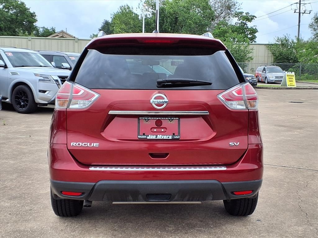 2016 Nissan Rogue SV Red at DeMontrond Gulf Freeway