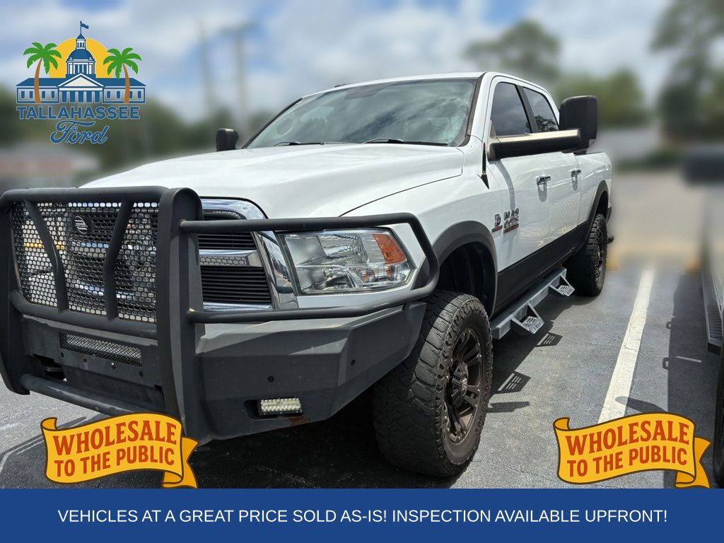 Bright White Clearcoat 2018 RAM 2500 SLT Crew Cab 4WD Pickup Truck Four-Wheel Drive 6-Speed Automatic