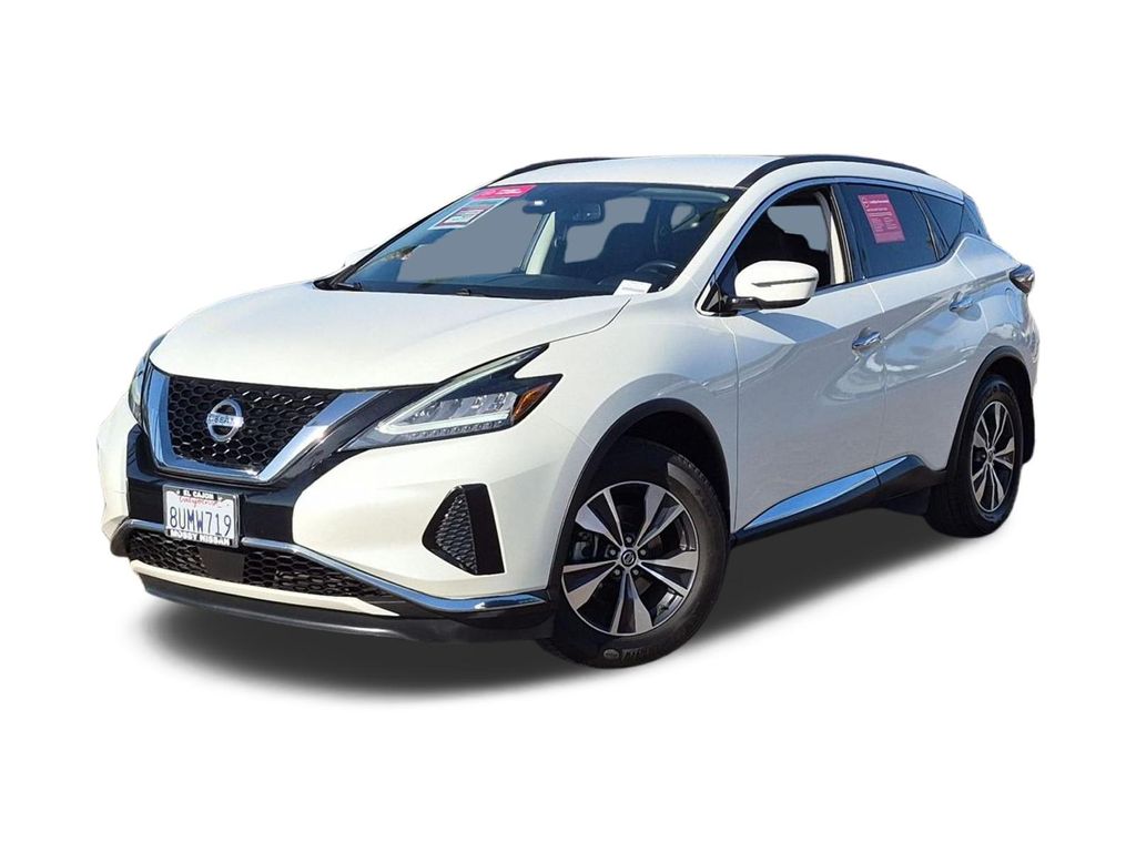 Pearl White Tricoat 2020 Nissan Murano SUV / Crossover Front-Wheel Drive Continuously Variable Transmission