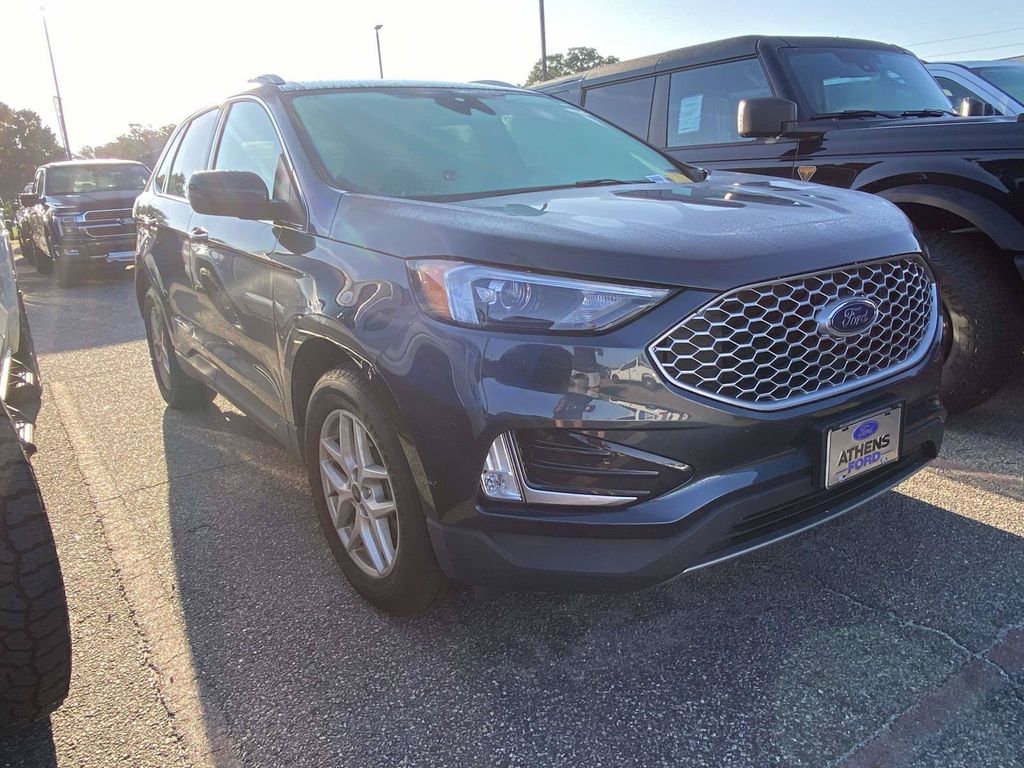 Stone Blue Metallic 2024 Ford Edge SUV / Crossover All-Wheel Drive 8-Speed Automatic